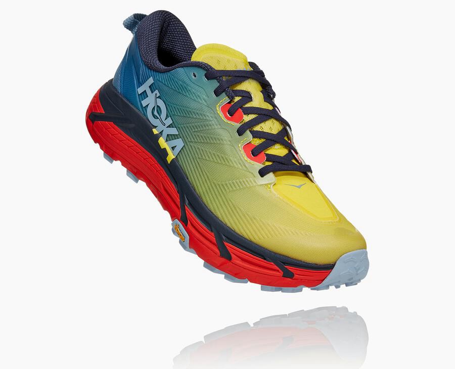 Hoka One One Mafate Speed 3 - Men's Trail Shoes - Blue - UK 069YEDSZP